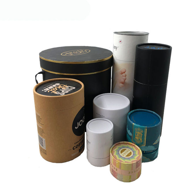 Biologisch abbaubare runde kosmetische Röhrenverpackungs-Papier-Rohr-Behälter