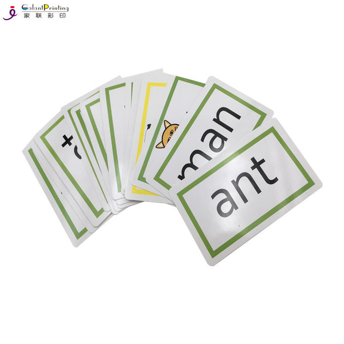 Glatte Vollenden-Karten-Druckservice-Kleinkind-Spielkarte-Gewohnheits-Form