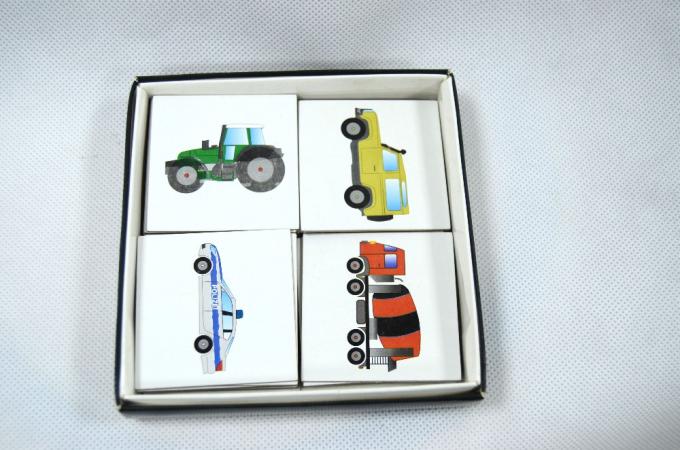 Kundenspezifische Designs Transportwagen Bildungs-Memo Spielkarten für Jugendliche und Kinder in kundenspezifischen Größen 2