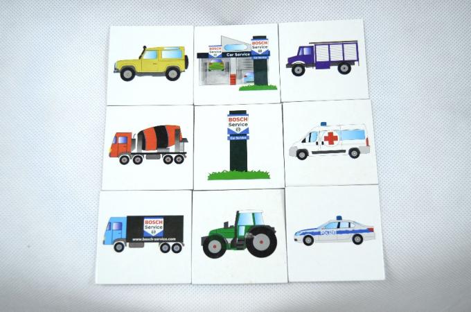 Kundenspezifische Designs Transportwagen Bildungs-Memo Spielkarten für Jugendliche und Kinder in kundenspezifischen Größen 1