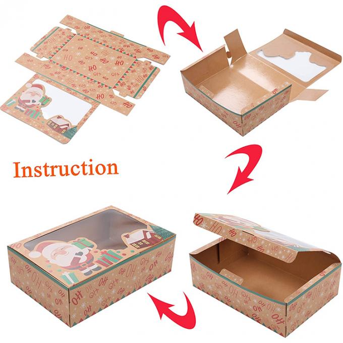 Weihnachtskuchen Kekse Schokolade und mehr Custom Printed Packaging Box für Lebensmittel 6