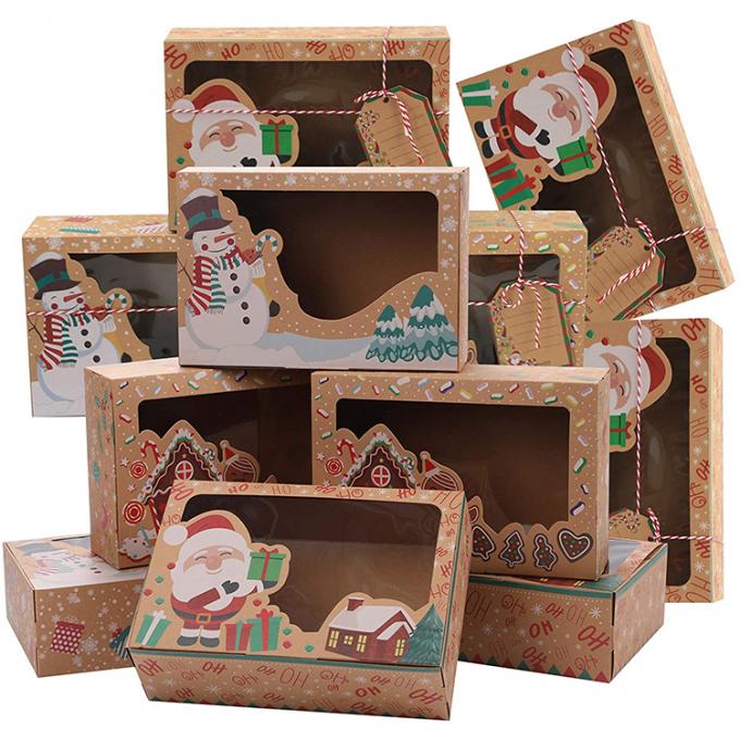 Weihnachtskuchen Kekse Schokolade und mehr Custom Printed Packaging Box für Lebensmittel 5