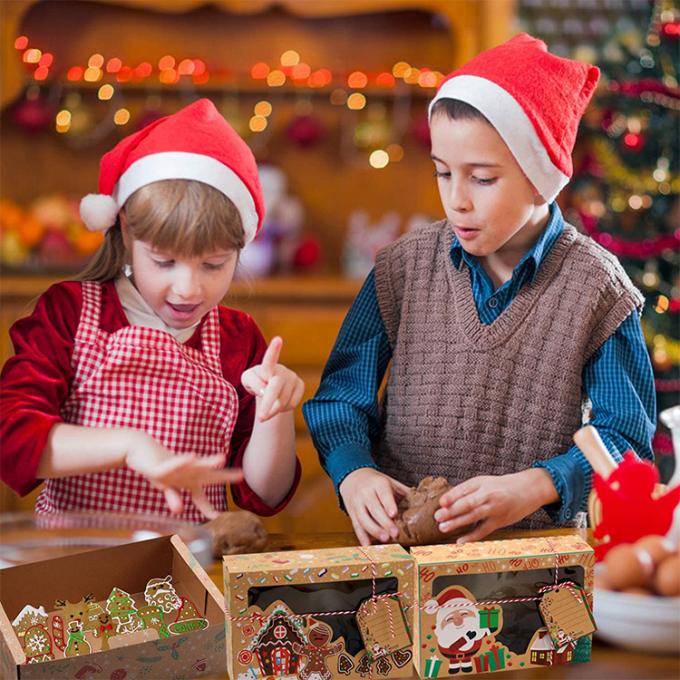 Weihnachtskuchen Kekse Schokolade und mehr Custom Printed Packaging Box für Lebensmittel 7