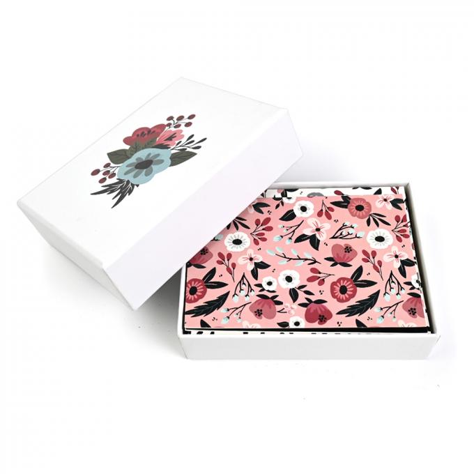 Maßgeschneiderter Druck Flora Dankeskarten mit Box UV und Offset Druck Film Lamination 7