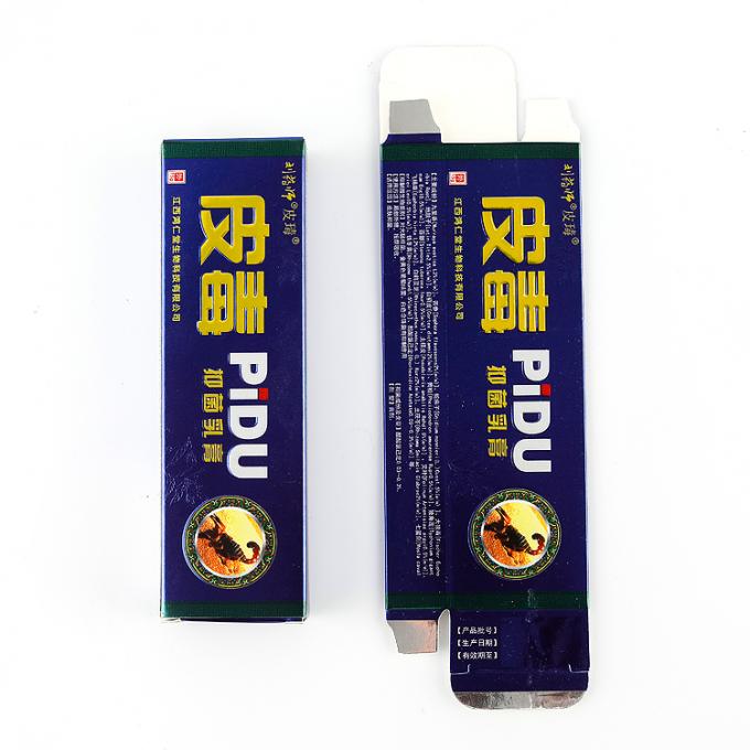 Recycelbare langlebige leere Medizinpillen Verpackung Papierbox mit individuellem Logo Promotion 3