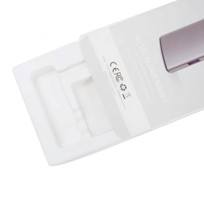 Custom Print USB-Kabel Elektronische Produkte Anzeige Einzelhandel Verpackung Kartonkasten mit Hängen Haken 7