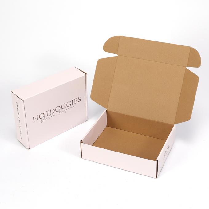 Custom Logo Mailer Box mit Papier Karte Tissue Papier und Aufkleber Versandboxen Verpackung 6
