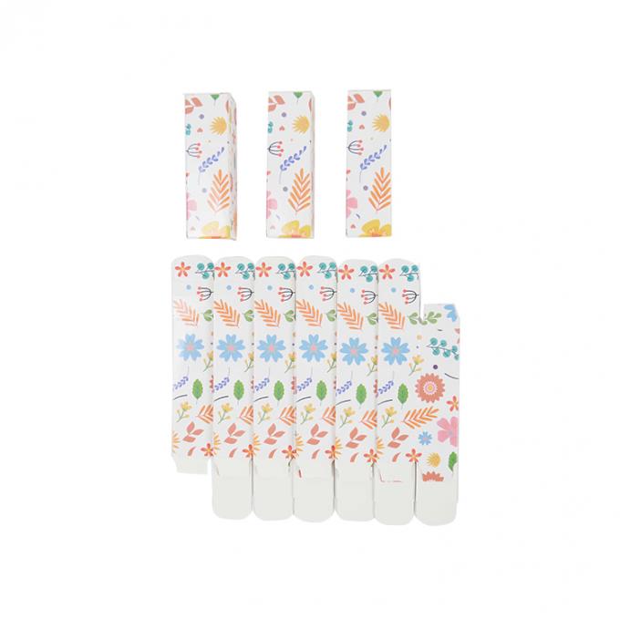 Custom Logo gedruckte Wanne Ende Kraftpapierbox für kosmetische Lippenstift Lippenstift Verpackung 7