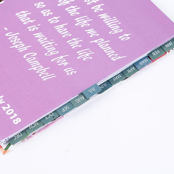 Hardcover CMYK Druckschule Akademische Inspiration Wochenplaner Papier Notizbuch 3