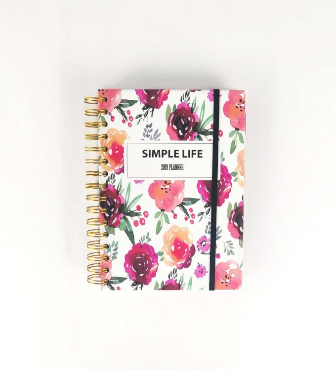 Lederdeckungsmaterial Zusammensetzung Buchdesign 365 Tage Tagesbuch Budgetbuch 1