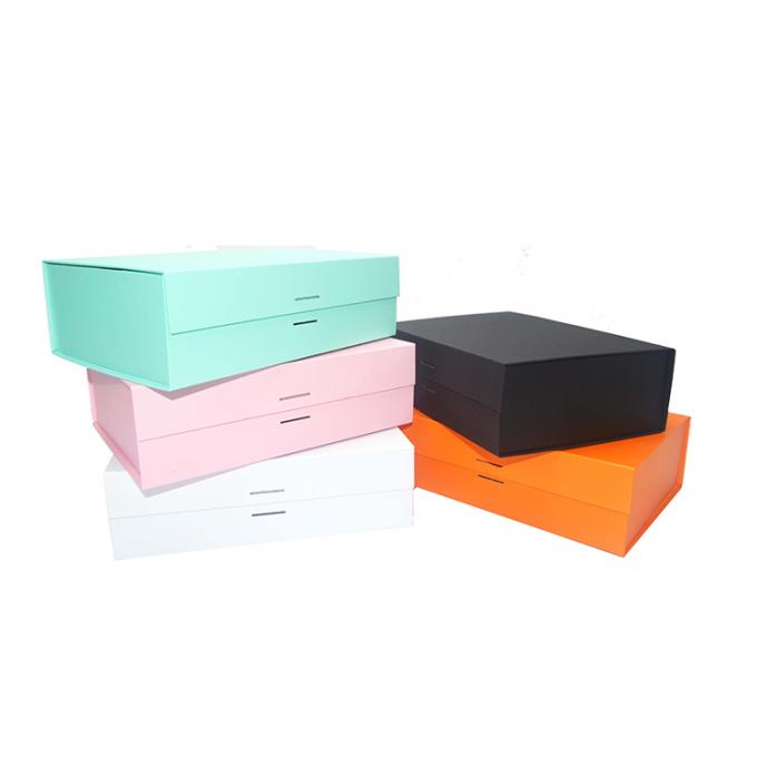 Custom Logo Hardcover Papier Verpackung Klappbare Magnet Klappbare Geschenkbox mit Magnetdeckel 6