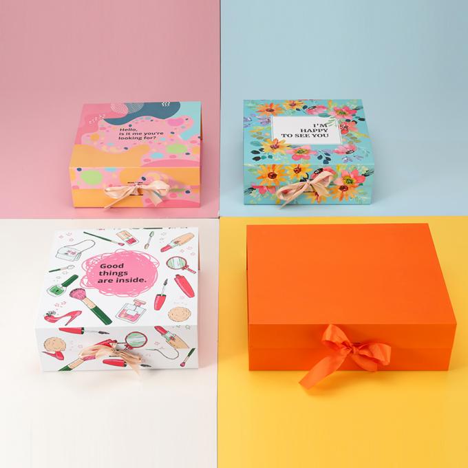 CMYK Pantone Farbdruck Custom Großes Geschenk Verpackung Papierbox für Kleidung Bekleidung 7