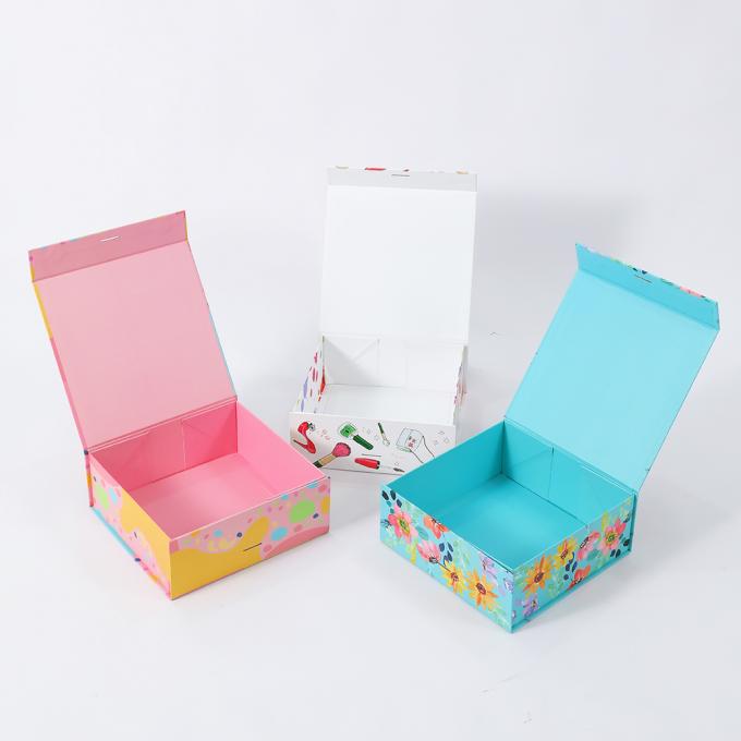 Benutzerdefiniertes Logo Öko-freundliche Klapppapierboxen für Kleidung Schuhe Unterwäsche Kostenlose Probe 6