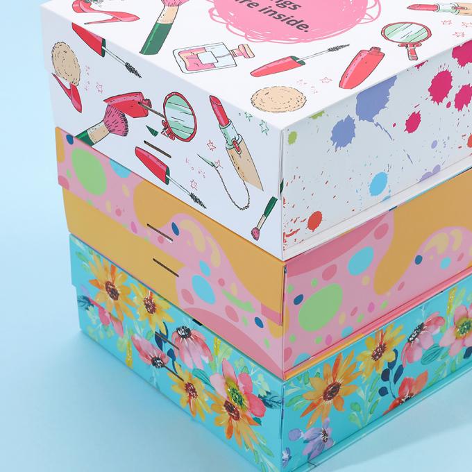 Benutzerdefiniertes Logo Öko-freundliche Klapppapierboxen für Kleidung Schuhe Unterwäsche Kostenlose Probe 9