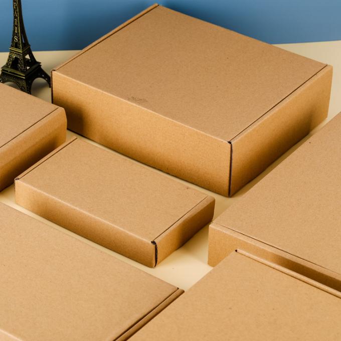 Karton, benutzerdefiniertes Logo, gedruckt, postalisch, gewölbter Versandkasten, Verpackung, Klappkarton, Postfach, Papierkasten 7