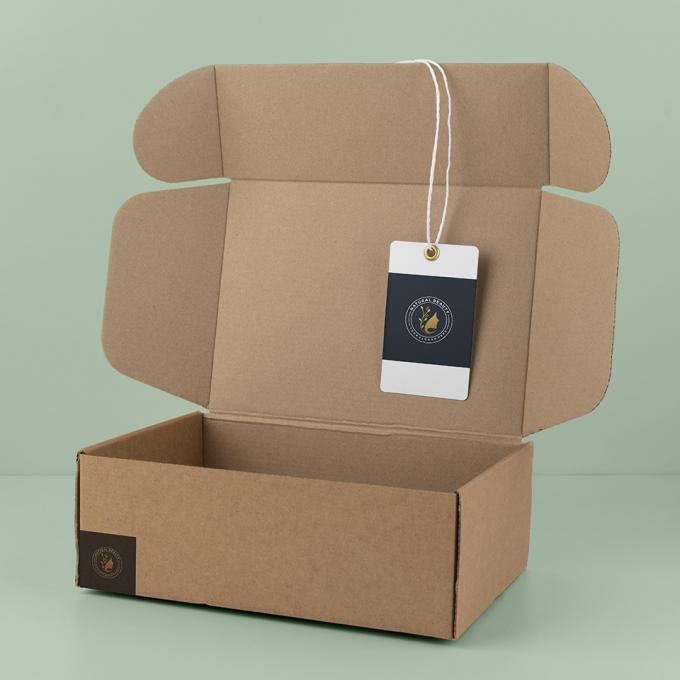 Karton, benutzerdefiniertes Logo, gedruckt, postalisch, gewölbter Versandkasten, Verpackung, Klappkarton, Postfach, Papierkasten 9
