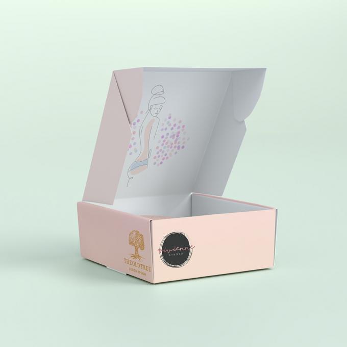 Karton, benutzerdefiniertes Logo, gedruckt, postalisch, gewölbter Versandkasten, Verpackung, Klappkarton, Postfach, Papierkasten 10