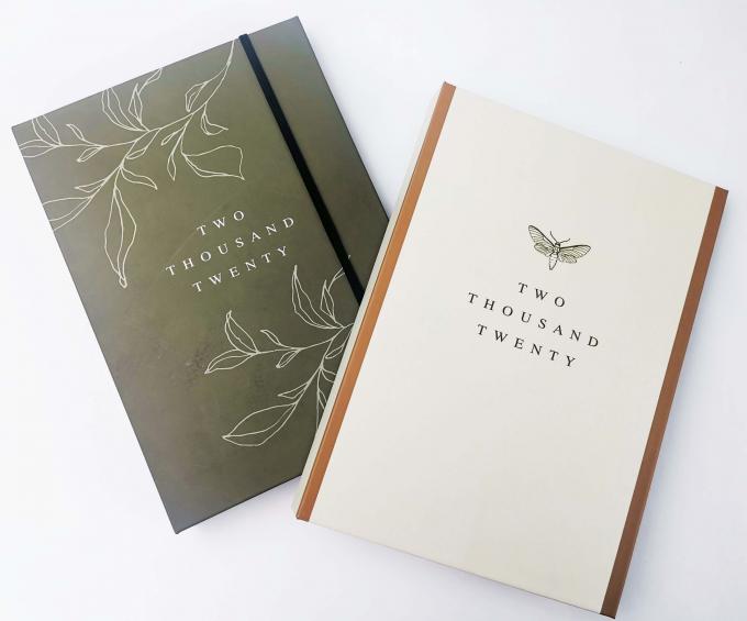 Hide Spiral Hardcover Notizbuch Druck Wochenplaner mit 80 Blättern Innenseiten 4