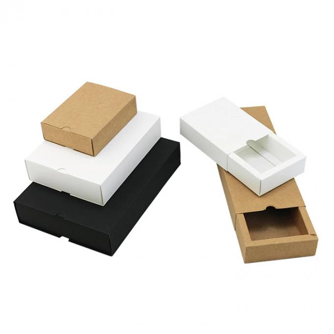 Custom Logo recycelbare schwarze Kraft Geschenkverpackung Karton für Hochzeitsgeschenk 10