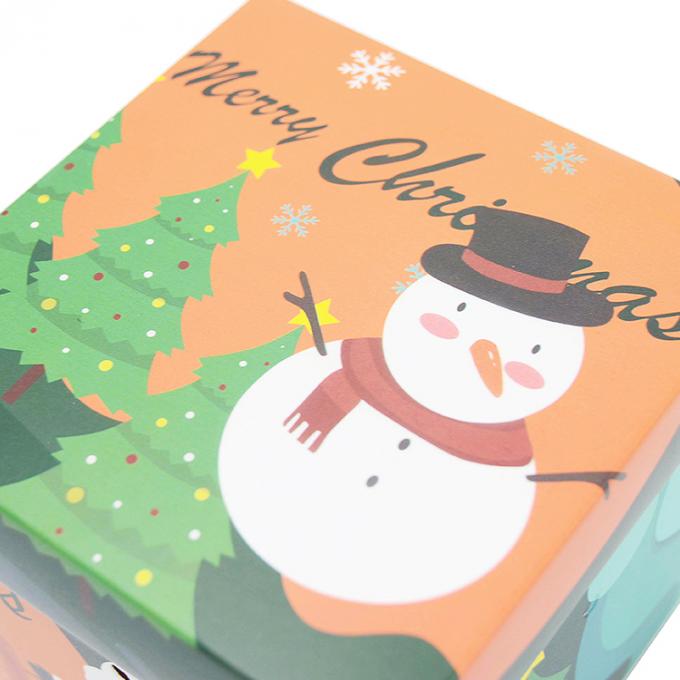 Weihnachtsgeschenkbox mit Deckel aus beschichtetem Papier in individueller Größe für Geschenkverpackungen 14