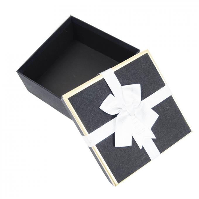 Kundenspezifisches Logo Farbiges CMYK Karton Papier Geschenkbox Verpackung mit Bandbogen 10