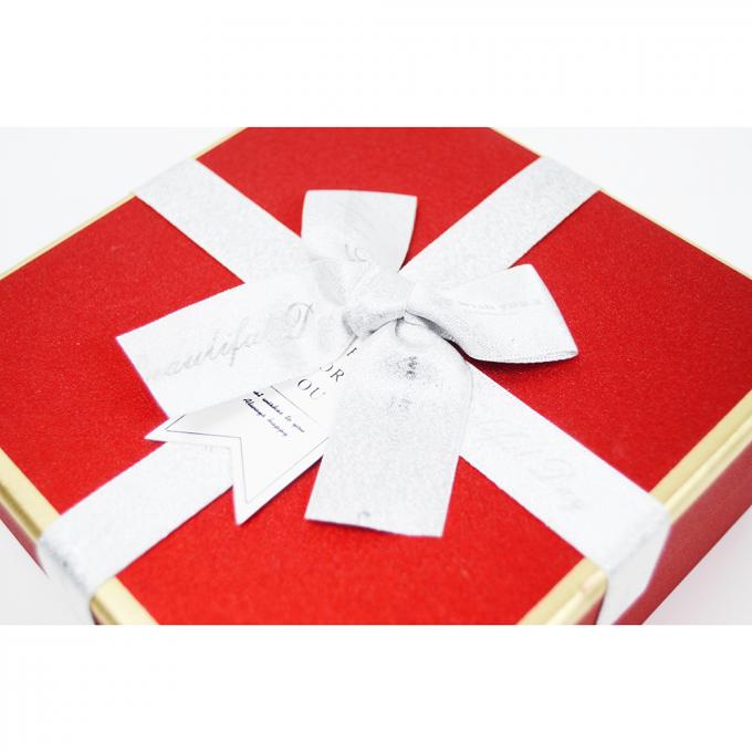 Kundenspezifisches Logo Farbiges CMYK Karton Papier Geschenkbox Verpackung mit Bandbogen 12