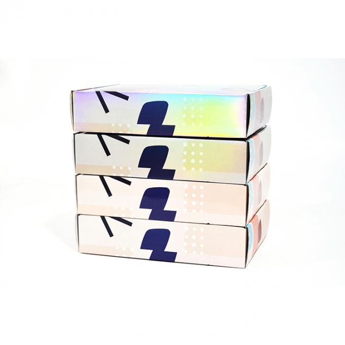 Benutzerdefiniertes Logo Vollfarben-Druckboxen Wellpappe-Literatur-Mailerboxen 10