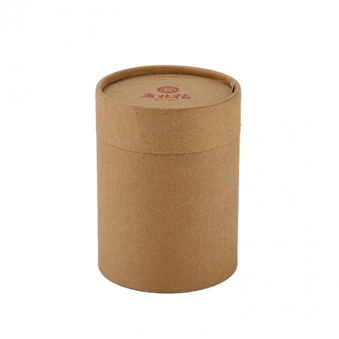 Benutzerdefiniertes Logo Lebensmittelqualität Recycling-Zylinder Verpackungskiste Kraftpapier Kartonröhren CMYK 3