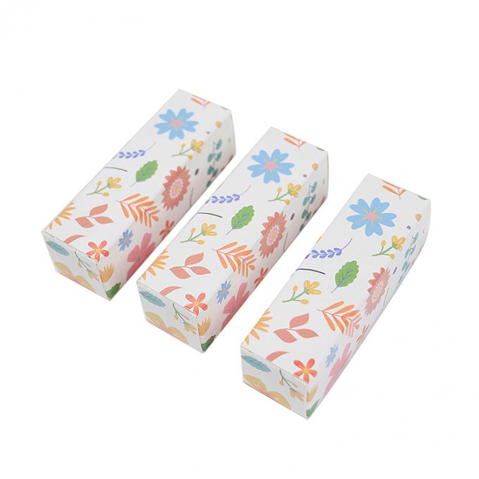 Custom Logo gedruckte Wanne Ende Kraftpapierbox für kosmetische Lippenstift Lippenstift Verpackung 9