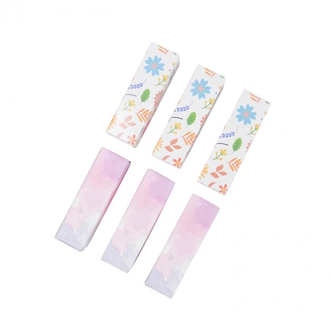 Custom Logo gedruckte Wanne Ende Kraftpapierbox für kosmetische Lippenstift Lippenstift Verpackung 11