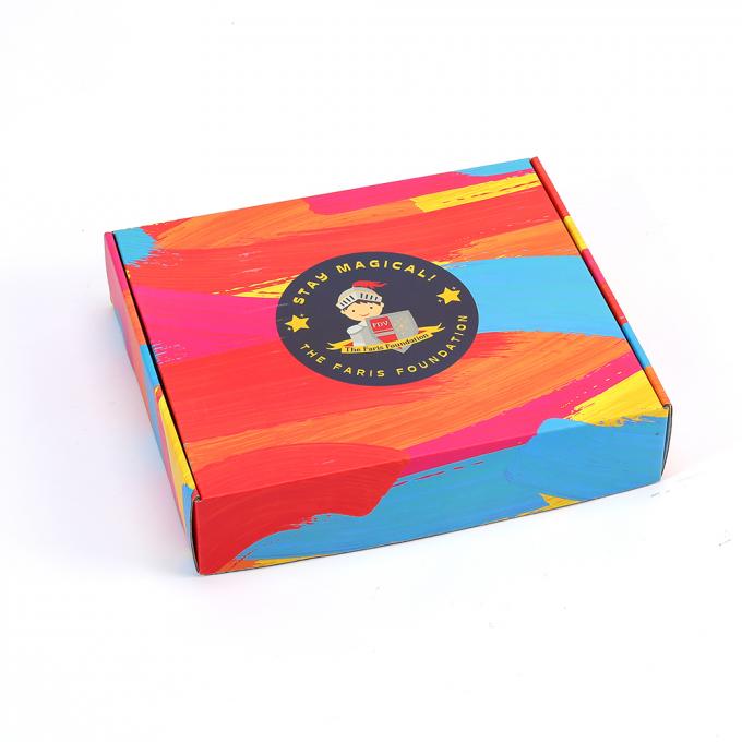 Custom Logo Papier Versandverpackung Farbdruck Wellstoff Versand Mailer Box 7