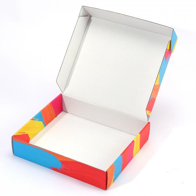 Custom Logo Papier Versandverpackung Farbdruck Wellstoff Versand Mailer Box 6