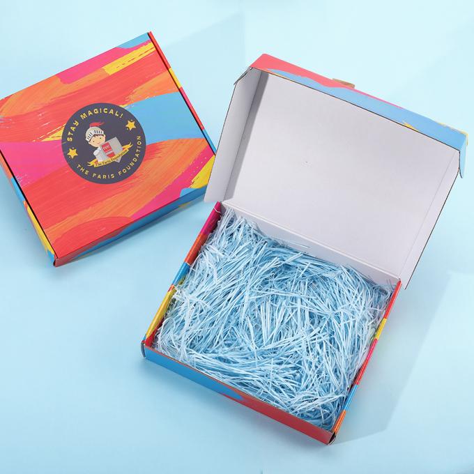 Custom Logo Papier Versandverpackung Farbdruck Wellstoff Versand Mailer Box 10