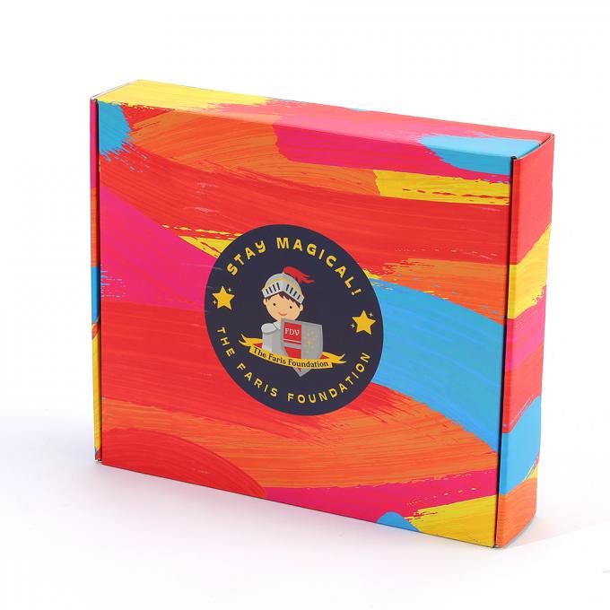Custom Logo Papier Versandverpackung Farbdruck Wellstoff Versand Mailer Box 8