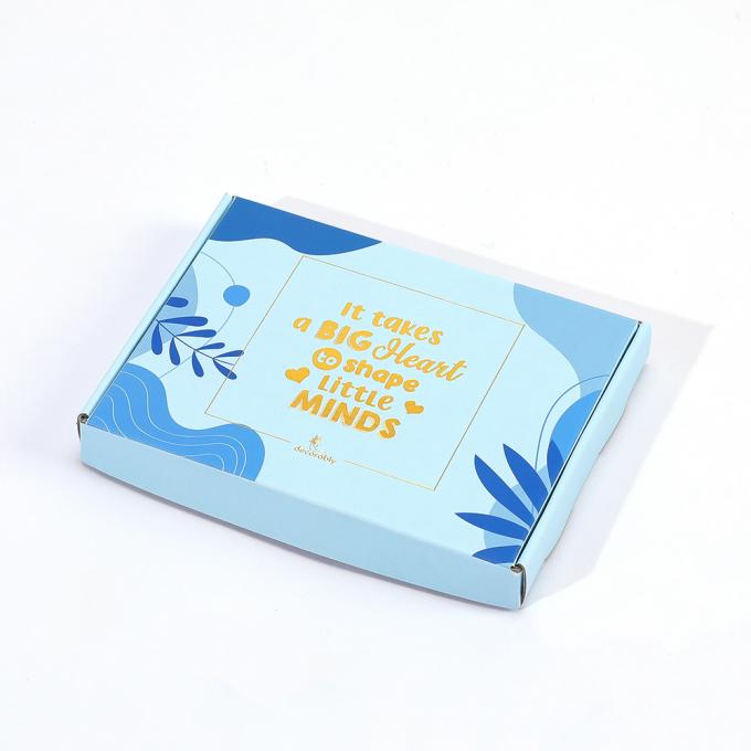 Recycelbares eigenes Logo Party Geschenke Verpackungskisten Wellpapier Versand Postfach 7