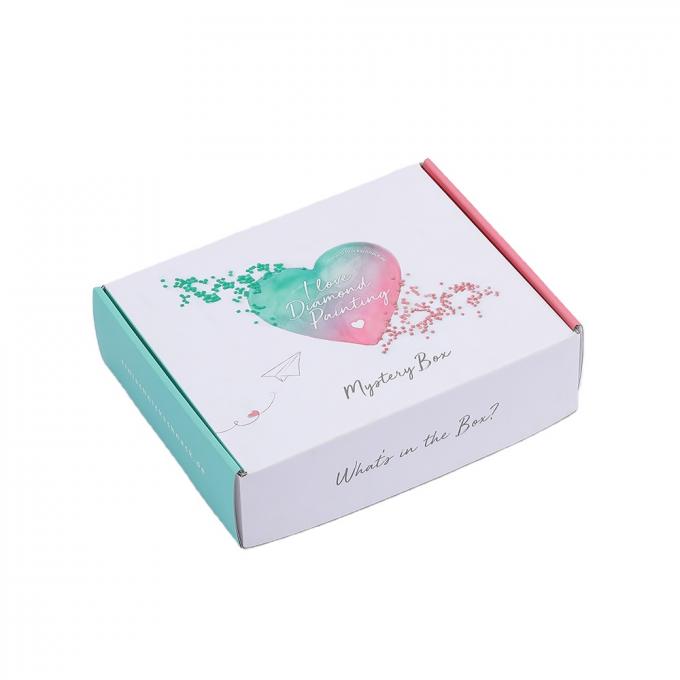 Custom Logo Druck Umweltfreundliche Geheimnisbox Wellverpackung Versand Mailerbox 8
