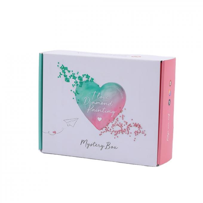 Custom Logo Druck Umweltfreundliche Geheimnisbox Wellverpackung Versand Mailerbox 9