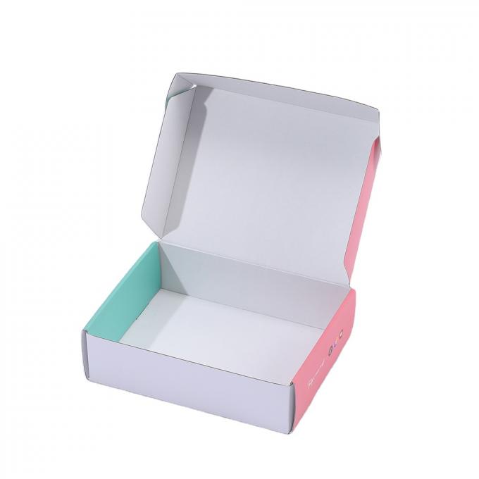 Custom Logo Druck Umweltfreundliche Geheimnisbox Wellverpackung Versand Mailerbox 11