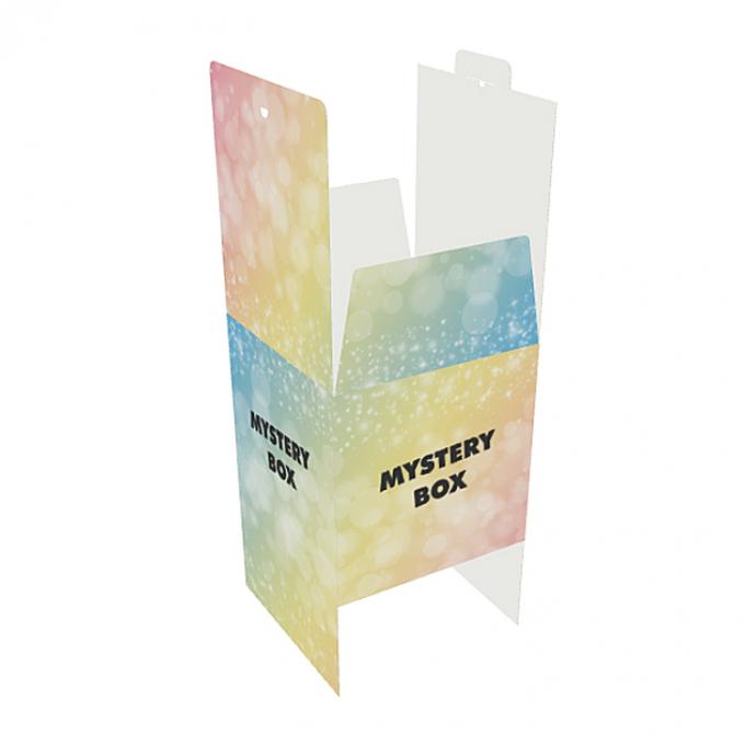 Custom Logo beschichtet Papier Farbdruck Überraschung Geschenkverpackung Klappbare Mystery Box 4