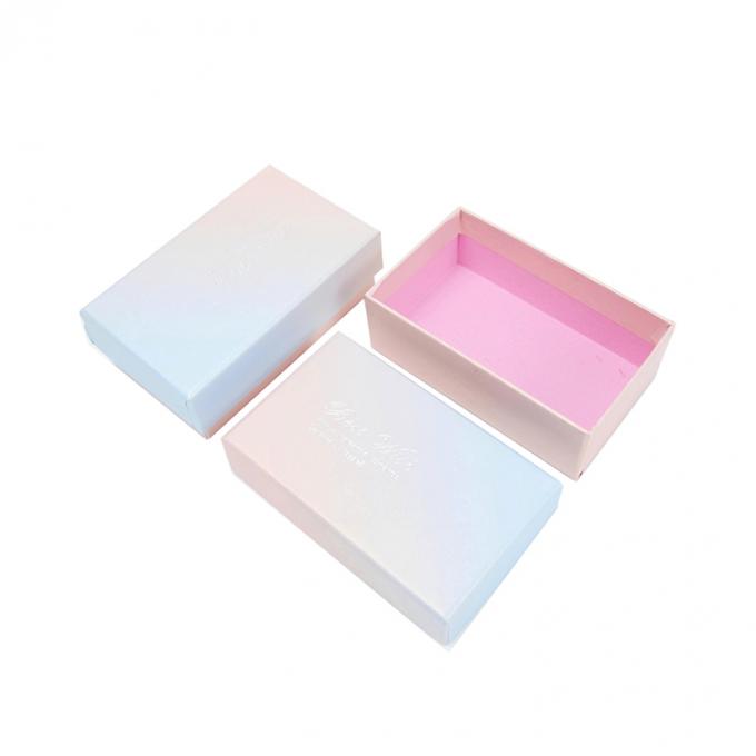 Customized Pink Karton Süßigkeiten Kosmetik Make-up Schmuck Papier Geschenkverpackung Boxen mit Logo 2