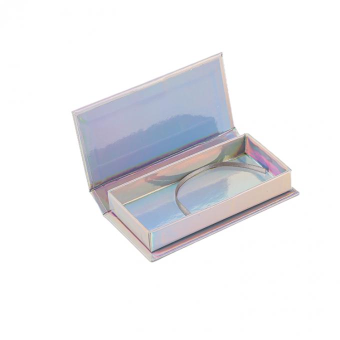 CMYK Custom Marmor gedruckte nicht-toxische leere falsche Wimpern Verpackungskiste für Wimpern 4