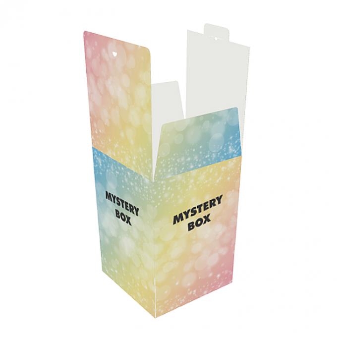 Custom Logo beschichtet Papier Farbdruck Überraschung Geschenkverpackung Klappbare Mystery Box 6