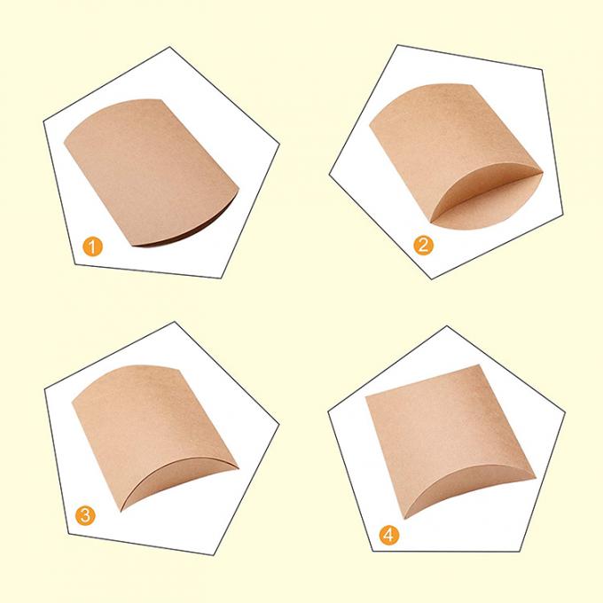 Benutzerdefiniertes Logo Schwerlastkraftkissenform Süßigkeiten Papierbox für Süßigkeiten Lagerung Lösung 9