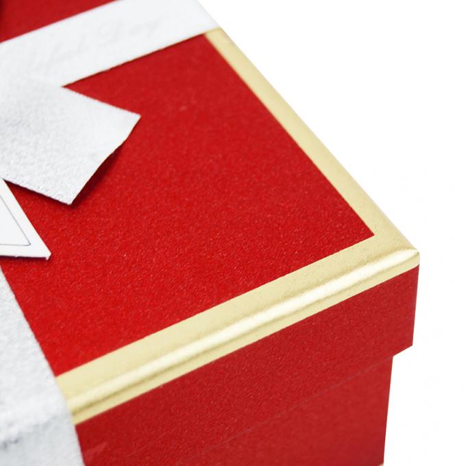 Individuell geschnittenes Quadratkarton Schmuck Geschenkverpackung Papierkarton mit Banddeckel 4
