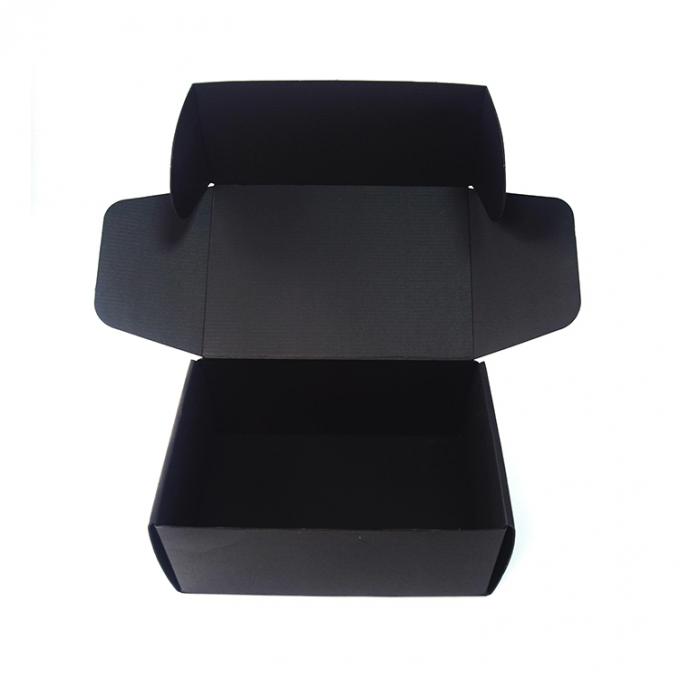 Custom Logo Schwarze große Ordner für Kleidung und Schuhe Verpackungsbox 7