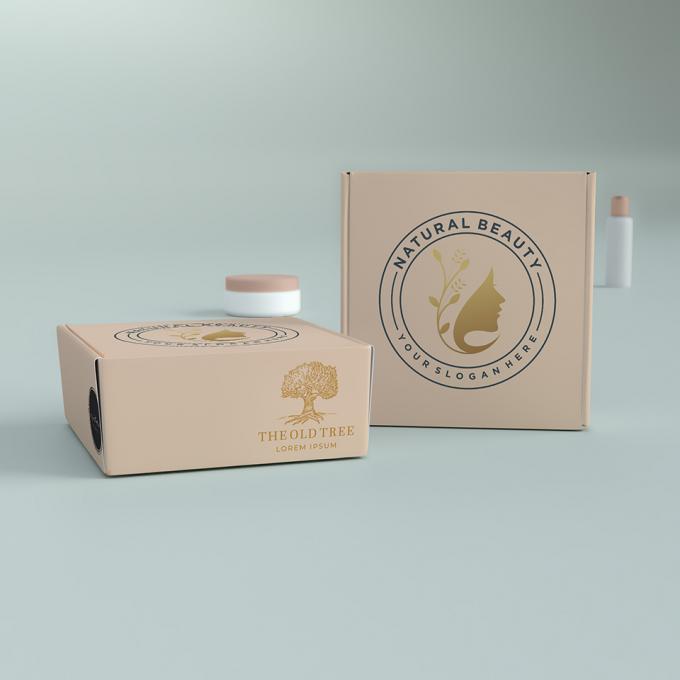 Umweltfreundliche Kosmetik-Make-up-Verpackungskisten Wellkartonpostfächer 8