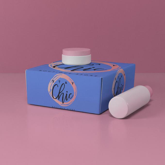 Umweltfreundliche Kosmetik-Make-up-Verpackungskisten Wellkartonpostfächer 10