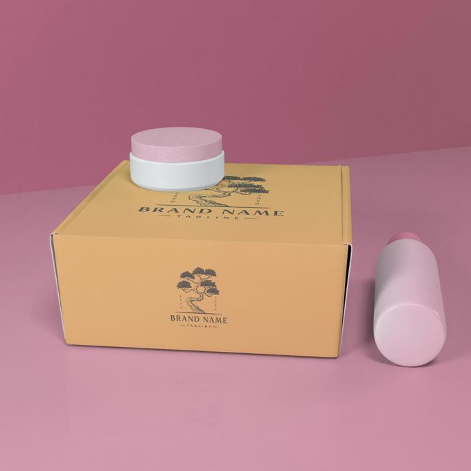 Umweltfreundliche Kosmetik-Make-up-Verpackungskisten Wellkartonpostfächer 12