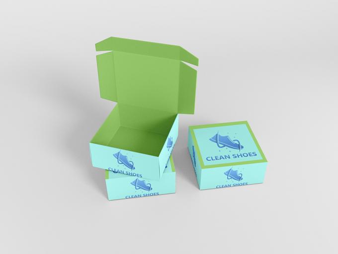 Custom Vollfarbe gedruckte Kisten Wellpappe Versandbox für Schuhe Kleidung 9