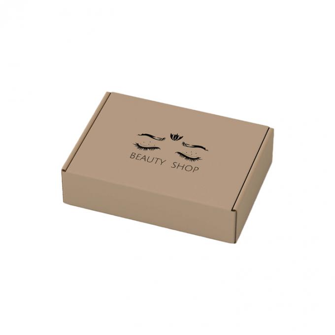 Private Label Falsche Wimpern Versand Papierbox Wellpappe Wimpernverpackung 1